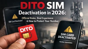 DITO SIM Deactivation: Official Rules And How to Protect Your Number