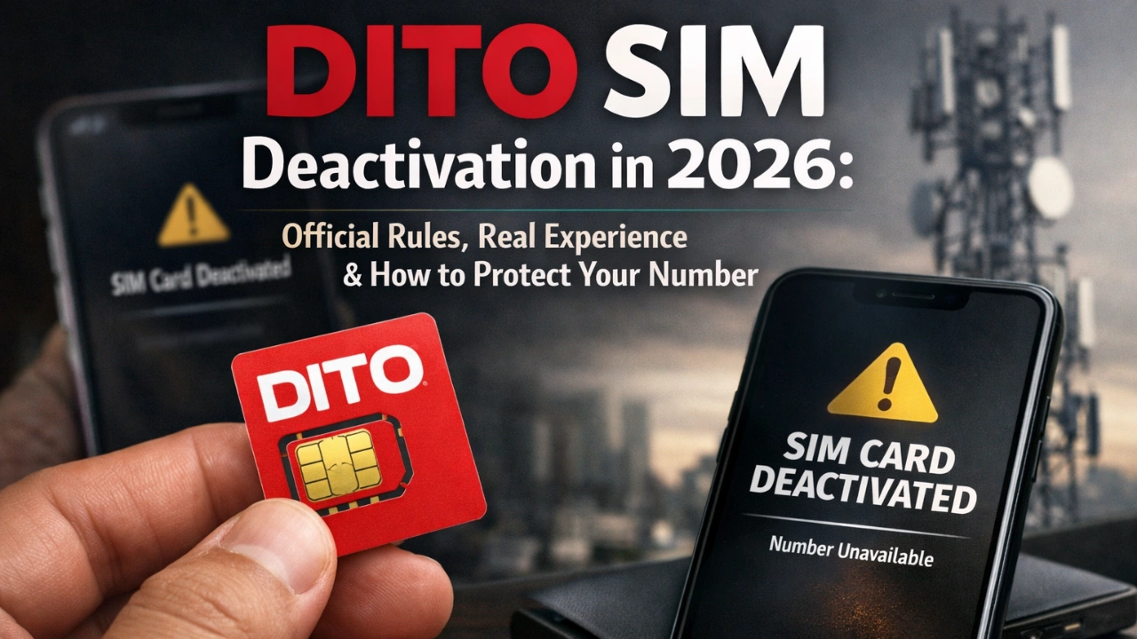 DITO SIM Deactivation: Official Rules And How to Protect Your Number