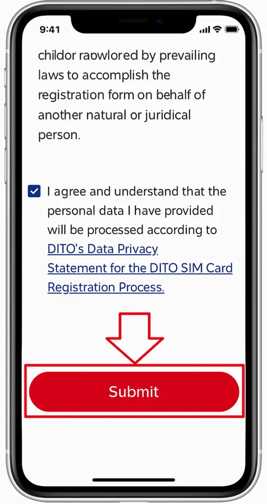 DITO SIM Registration