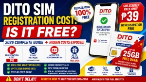 DITO SIM Registration Cost: Is It Free?