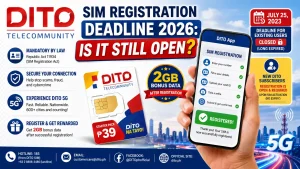 DITO SIM Registration Deadline