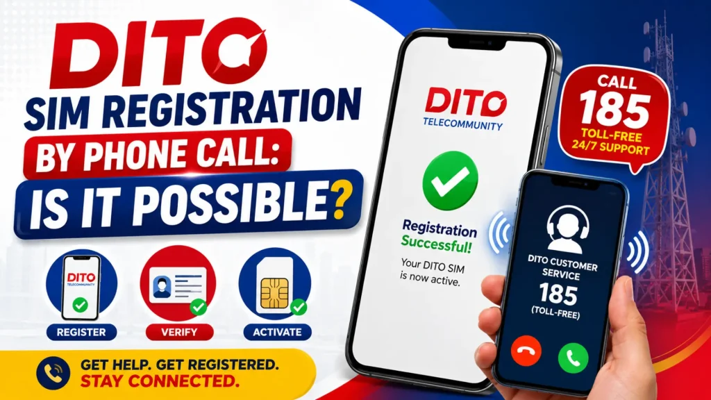 DITO SIM Registration by Phone Call: Is It Possible?