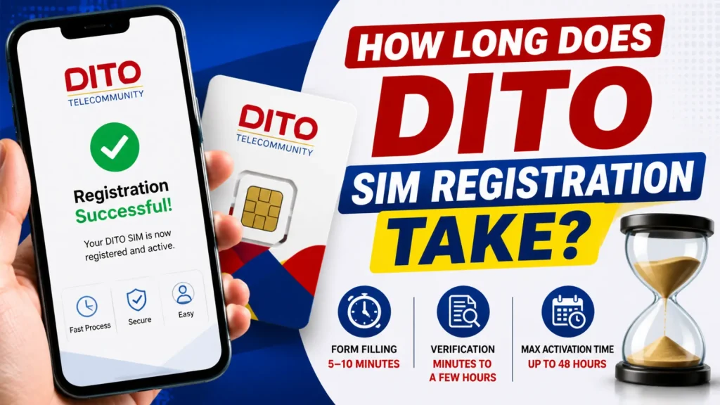How Long Does DITO SIM Registration Take?