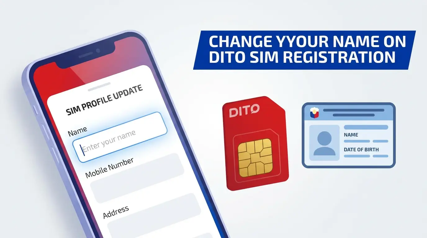 Can You Change Your Name on DITO SIM Registration