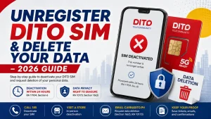 Unregister a DITO SIM and Delete Your Data